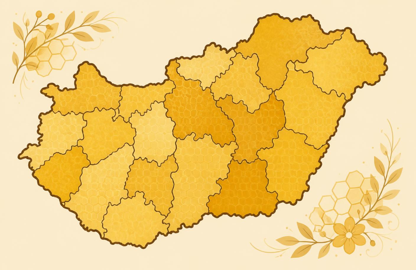 Magyarország mézes térképe